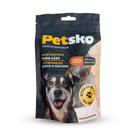 Petiscos Mastigáveis para Cães Petsko Esôfago Bovino Desidratado 80g