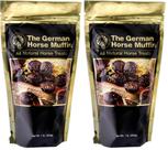 Petiscos para Cavalos Leather and Lights German Muffin Pacote de 454g