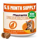 Petiscos para Gatos MULTIBITES Pumpkin Digestive Support 220 g