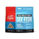 Petiscos para Gatos ORIJEN Six Fish Sem Grãos 35 g