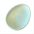 Petisqueira Azul Oval Decorada Mesa Posta Porcelana 15cm Petisqueira Azul Oval Decorada Mesa Posta Porcelana 15cm