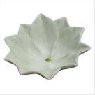 Petisqueira Bowl Decorativo Flor Verde Redondo Dolomita 15cm