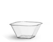 Petisqueira de Cristal Três Triângulos C/ 3uni