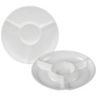 Petisqueira de Melamina Premium Leve Resistente Grande com 4 Divisões - 33,5 cm - Bestfer Petisqueira de Melamina Premium Leve Resistente Grande com 4 Divisões - 33,5 cm - Bestfer