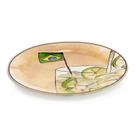 Petisqueira de vidro caipirinha e bandeira prato raso 18 cm