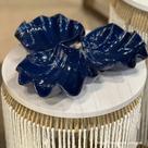 Petisqueira em Melamina Formato Concha Azul 18x16,5x7cm 50225 - EntreCasa Petisqueira em Melamina Formato Concha Azul 18x16,5x7cm 50225 - EntreCasa