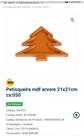 Petisqueira Madeira Árvore De Natal Para Frios Aperitivos Mesa Posta 3 Divisórias