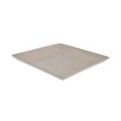 Petisqueira prato quadrado 24x24cm ecológico cinza Petisqueira prato quadrado 24x24cm ecológico cinza