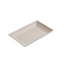 Petisqueira travessa Retangular servir 24cm Bege