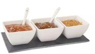 Petisqueiras Porcelana com bandeija 7 Peças