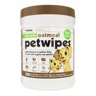 Petkin Mega PetWipes 200 toalhetes de aveia para cães e gatos