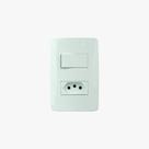 Petra Interruptor 1S + Tomada 2P+T 20A BR 39232 Mectronic