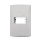 Petra Placa Para 1 Módulo Horizontal Mectronic 82001H Petra Placa Para 1 Módulo Horizontal Mectronic 82001H