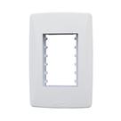 Petra Placa Para 3 Módulos Mectronic 82003 Petra Placa Para 3 Módulos Mectronic 82003
