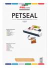 Petseal para Plastificação fosco A4 125 micras 12 un Petseal para Plastificação fosco A4 125 micras 12 un