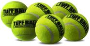 PetSport Tuff Ball Médio Pacote com 6 Bolas de 6,4 cm Brinquedo Não Tóxico para Cães