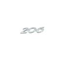 Peugeot 206 Emblema Tampa Traseira Genuíno 8663XV Peugeot 206 Emblema Tampa Traseira Genuíno 8663XV