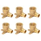 Pex Fittings SUNGATOR 3/4 Drop Ear Elbow, pacote com 6 unidades em latão