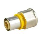 pex gás conector fixo fêmea 16x1/2 rosca fêmea