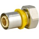 Pex gás conector movel fêmea 16 x 1/2 rosca fêmea