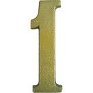 Pexcel Numero Colonial Bronze 1 - Kit C/10 Pc