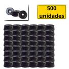 Pézinho Borracha Para Mesa Armarios Sofá Cadeiras Kit C/ 500