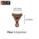 Pezinho Medio para Caixa e Bandeja Cobre
