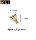 Pezinho Ondulado Liso P 1,85 X 2,16cm Caixa e Bandeja Artesanato