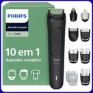 Philips Multigroom Aparador De Pelos Mg3931/15 Bivolt Preto 127/220v Philips Multigroom Aparador De Pelos Mg3931/15 Bivolt Preto 127/220v