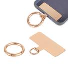 Phone Tether Patch NQEUEPN Universal Metal com anel de mola dourado Phone Tether Patch NQEUEPN Universal Metal com anel de mola dourado