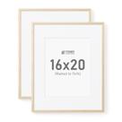 Photo Frame TONES FRAME DESIGN 16x20 com tapete 11x14 Conjunto de 2