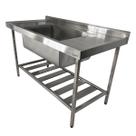 Pia Aço Inox Industrial 130x70x90 cm Cuba Grande Cubão Centralizada Nortinox Pia Aço Inox Industrial 130x70x90 cm Cuba Grande Cubão Centralizada Nortinox