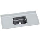 Pia Cozinha 120x55cm Sintética Cuba Inox Pedra Clara - 562207 - A.J.RORATO
