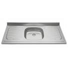 Pia Cozinha De Apoio Em Aço Inox 120x52cm New Raggi Tramontina Pia Cozinha De Apoio Em Aço Inox 120x52cm New Raggi Tramontina