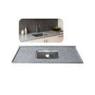 Pia Cozinha Granito Corumbá Com Cuba Inox Rasa Simples 120cm