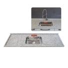 Pia Cozinha Granito Portinari 200cm Cuba Inox Sobreposta N2 Cor:Portinari