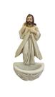 Pia de Água Benta em Resina - Jesus Misericordioso Pia de Água Benta em Resina - Jesus Misericordioso