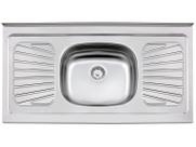 Pia de Apoio Tramontina New Raggi 40 em Aço Inox 105x52cm Com Válvula