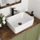 Pia de banheiro Deervalley DV-1V0048 Liberty Ceramic White