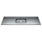 Pia de Cozinha em Aço Inox de 200cm X 56cm Concretada sem Válvula Plus 30 Bali