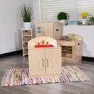 Pia de cozinha infantil de madeira Flash Furniture Hercules