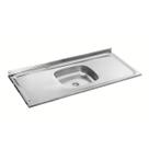 Pia de Cozinha Inox com Válvula 120x52,5cm Multimóveis CR25350