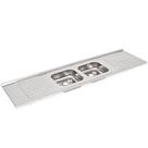 Pia de Cozinha Inox Cuba Dupla 200 x 52cm - FABPIA01180101 - FABRINOX