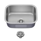 Pia de cozinha Kraus KBU12 em aço inoxidável de 23 polegadas Undermount