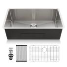 Pia de cozinha Lordear 33 Undermount Stainless Steel 16 Gauge