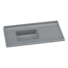 Pia De Cozinha Mármore Sintético 100x53cm Multimóveis CR20478 Cinza