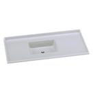 Pia De Cozinha Mármore Sintético 120x55cm Multimóveis CR20479 Gelo