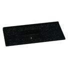 Pia De Cozinha Mármore Sintético 120x55cm Multimóveis CR20479 Preto