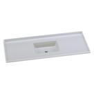 Pia De Cozinha Mármore Sintético 140x55cm Multimóveis CR20480 Gelo