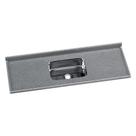 Pia De Cozinha Mármore Sintético 150x55cm Com Cuba Aço Inox Multimóveis CR20474 Cinza